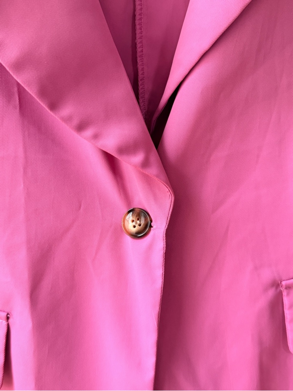 Fashion Nova Pink Sleeveless Blazer Barbiecore Workwear Office Baddie Career L - Picture 3 of 11